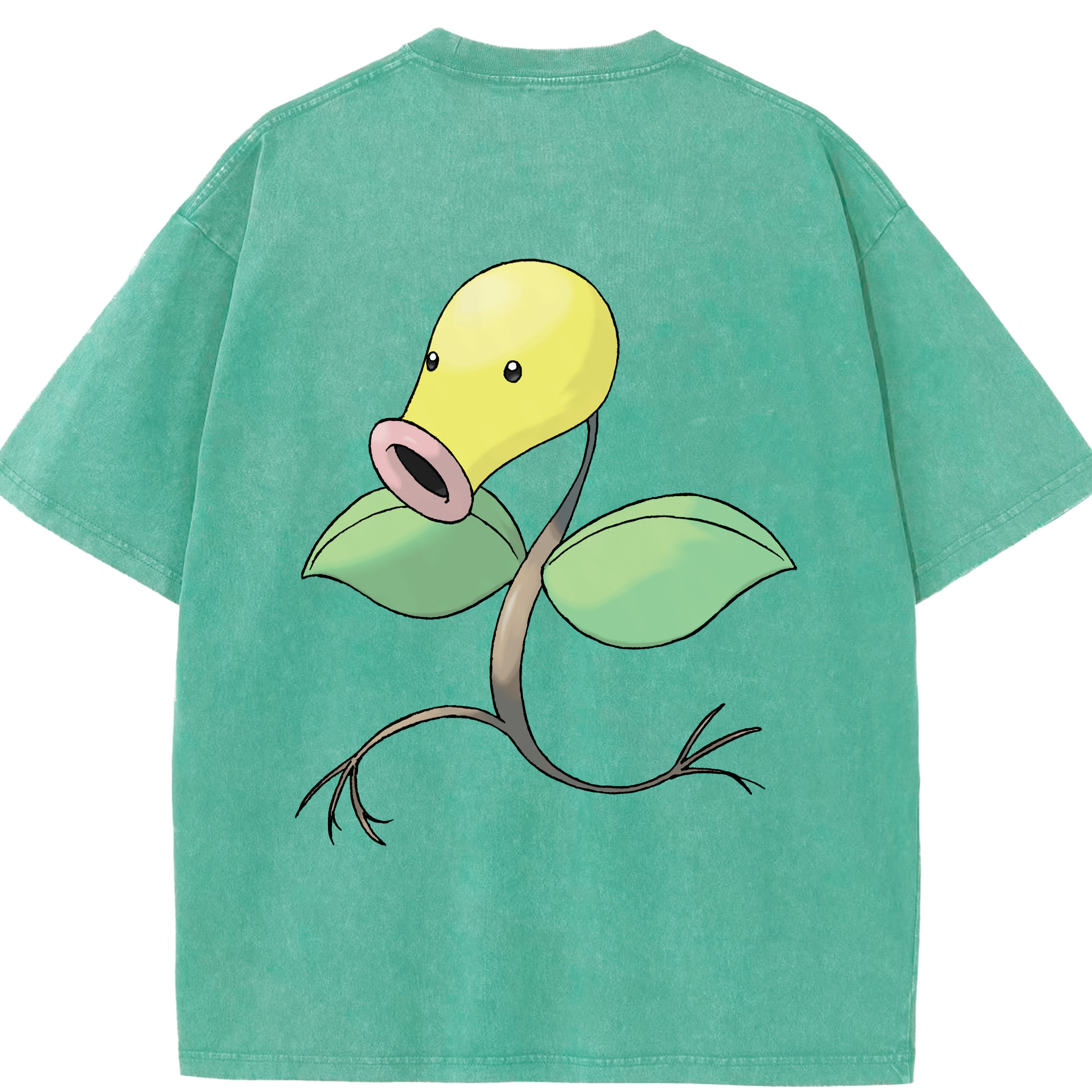 （画像用） ポケットモンスター Pokémon 綿100% ヴィンテージ風 半袖Tシャツ（背面プリント）